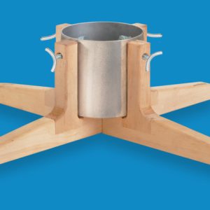 Rustic Christmas Tree Stand Silver