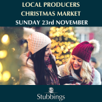 Christmas market at stubbings 2025