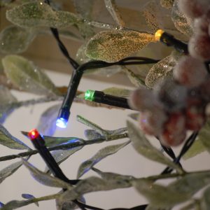 200 Battery Operated Timer String Lights - Multicolour