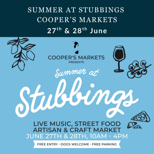 coopers markets at stubbings summer event